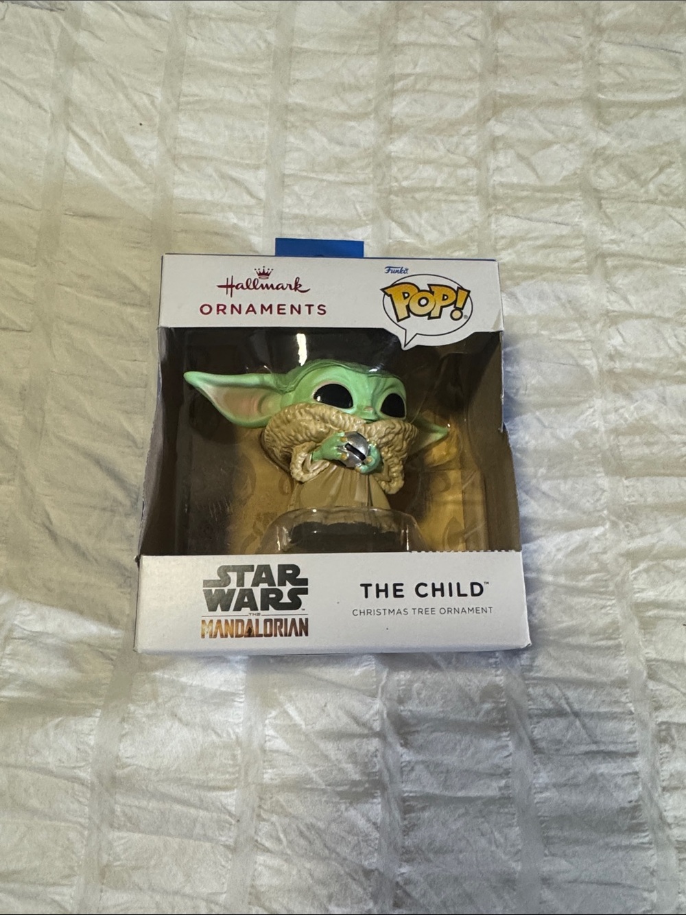 Hallmark The Child (Grogu) Green and Tan POP! Ornament